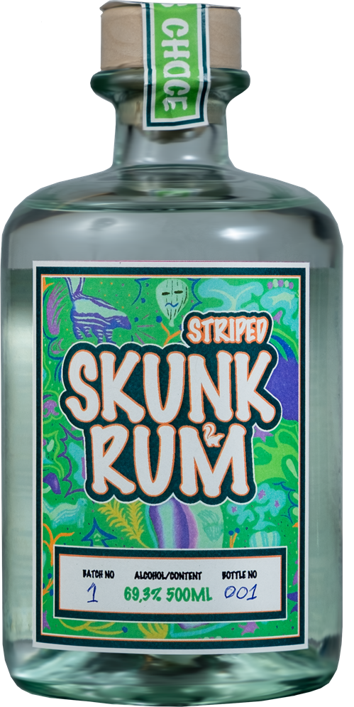 Skunk rum striped 69,3% 50 cl